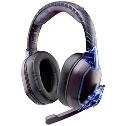 Lexip X TSUME Naruto Shippuden Headset 3 Gaming Sluchátka Over Ear kabelová, Bluetooth® stereo černá, fialová, modrá headset, regulace hlasitosti, Vypnutí