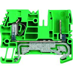 Z-series, WeiCoS, PE terminal, Rated cross-section: 4 mm², Plug-in connection, Wemid, Green, ZTPE 4/2AN/1 1854970000 Weidmüller 50 ks