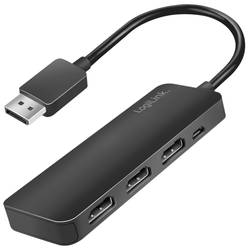 LogiLink CV0146 DisplayPort rozbočovač černá