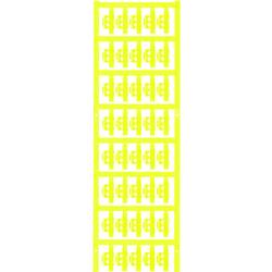 Weidmüller 1779080004 SFC 1/21 NEUTRAL GE ochranný štítek Druh montáže: přichycení sponami Potisknutelná plocha: 4.10 x 21 mm žlutá Počet markerů: 200 200 ks