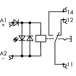 WAGO 789-1341 průmyslové relé Jmenovité napětí: 24 V/DC Spínací proud (max.): 16 A 1 přepínací kontakt 1 ks