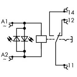 WAGO 789-1544 průmyslové relé Jmenovité napětí: 230 V/AC Spínací proud (max.): 12 A 1 přepínací kontakt 1 ks