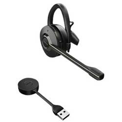 Jabra Engage 55 telefon Sluchátka On Ear DECT mono černá regulace hlasitosti, Vypnutí zvuku mikrofonu, monofonní, za uši