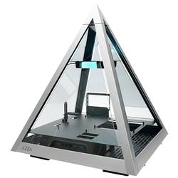 AZZA Pyramid L benchtable PC skříň černá, šedá