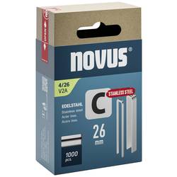 Novus Tools 042-0805 sponky s úzkým hřbetem Typ 4 1000 ks Rozměry (d x š x v) 26 x 6.1 x 26 mm
