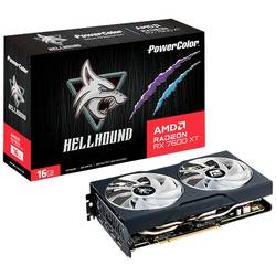 Powercolor grafická karta AMD Radeon RX 7600 XT Hellhound 16 GB GDDR6-RAM PCIe x16 HDMI™, DisplayPort RGB osvětlení , přetaktovaná