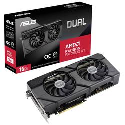 Asus grafická karta AMD Radeon RX 7800 XT Dual OC 16 GB GDDR6-RAM PCIe x16 HDMI™, DisplayPort