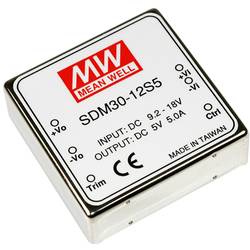 Mean Well SDM30-24S12 DC/DC měnič napětí 30 W Počet výstupů: 1 x Obsah 1 ks