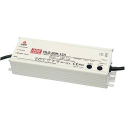Mean Well HLG-80H-C700A LED driver, napájecí zdroj pro LED konstantní proud 90 W 0.7 A 64 - 129 V/DC PFC spínací obvod , ochrana proti přepětí , nastavitelný 1