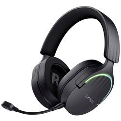 Trust GXT491 FAYZO Gaming Sluchátka Over Ear Bluetooth® Virtual Surround černá Surround-Sound, Vypnutí zvuku mikrofonu, regulace hlasitosti