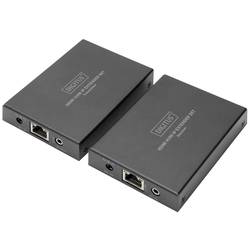 Digitus DS-55507 HDMI / RJ45 adaptér [1x HDMI zásuvka - 1x HDMI zásuvka] černá podpora HDMI, High Speed HDMI, Ultra HD (4K) HDMI