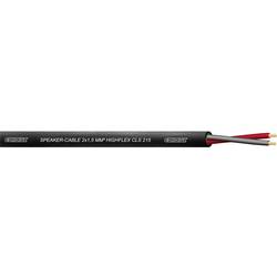 Cordial CLS 215 Black 100 reproduktorový kabel 2 x 1.50 mm² černá metrové zboží