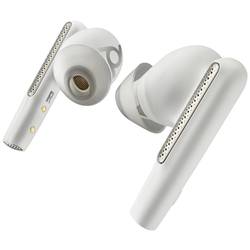 HP Poly Voyager Free 60 UC White Sand Earbuds +BT700 USB-C Adapter +Basic-Ladeetui Počítače špuntová sluchátka Bluetooth® stereo bílá regulace hlasitosti,