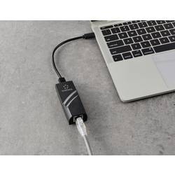 Renkforce RF-TCA-330 síťový adaptér 1000 MBit/s USB-C™ (USB 3.2 Gen 1), Gigabit LAN (1 Gbit/s)