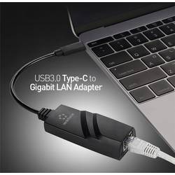 Renkforce RF-TCA-330 síťový adaptér 1000 MBit/s USB-C™ (USB 3.2 Gen 1), Gigabit LAN (1 Gbit/s)