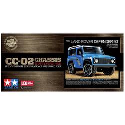 Tamiya 1:10 RC Land Rover Defender 90 CC-02 1:10 RC model auta elektrický terénní vozidlo 4WD (4x4) stavebnice