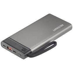 VOLTCRAFT PB-10-PD3.0 powerbanka Li-Pol, 10000 mAh, Power Delivery 3.0, šedočerná, Indikátor stavu
