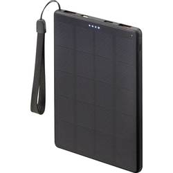 VOLTCRAFT SL-100VC solární powerbanka Li-Pol, 10000 mAh, Dodávka energie, černá