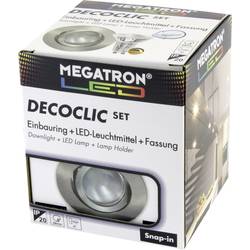 Megatron MT75404 vestavné svítidlo, LED, GU10, GU5.3, 5.5 W, železo (kartáčované)