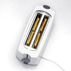 Severin AT 2234 topinkovač s funkcí ohřívání pečiva bílá