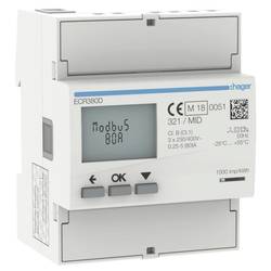 Hager ECR380D Elektroměr třífázového střídavého proudu 1 ks