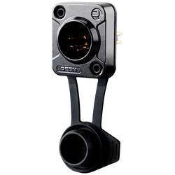 Rean AV RRX5M-Z-012-1 XLR konektor zástrčka, vestavná Pólů: 5 černá 1 ks Piece