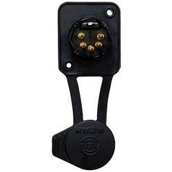 Rean AV RRX5M-Z-012-1 XLR konektor zástrčka, vestavná Pólů: 5 černá 1 ks Piece