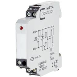 Spojovací modul 24, 24 V/AC, V/DC (max) 1 přepínací kontakt Metz Connect 11061513 1 ks