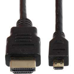 Joy-it K-1481 HDMI kabel Raspberry Pi® [1x HDMI zástrčka - 1x micro HDMI zástrčka D] 3.00 m černá