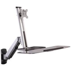 SpeaKa Professional držák na zeď pro monitor SP-MM-705 1 Displej: (s) 33,0 cm (13) - 81,3 cm (32) stříbrná nastavitelná výška, naklápěcí, nakláněcí, otočný