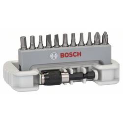 Bosch Accessories 2608522131 sada bitů, 12dílná, plochý, křížový PH, křížový PZ, inbus, vnitřní šestihran (TX), 1/4 (6,3 mm)