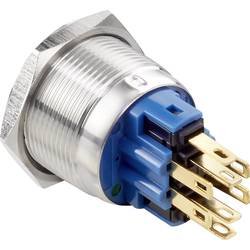 TRU COMPONENTS TC-7494636 tlačítkový spínač antivandal 250 V/AC 3 A 1x vyp/(zap) bez aretace červená, zelená, modrá, RGB IP65 1 ks