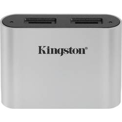 Kingston externí čtečka paměťových karet / hub USB 3.2 (Gen 1x1) stříbrnočerná