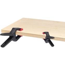 Pružinová svěrka Toolcraft řady 6, 35 mm, 3 kg TOOLCRAFT 1611469 Rozpětí (max.):35 mm Vnější délka: 85 mm Délka vyložení:35 mm