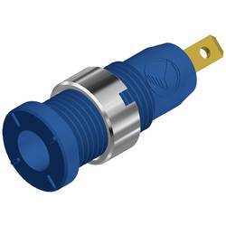 SKS Hirschmann MSEB 2610 F 2,8 Au bezpečnostní laboratorní zásuvka zásuvka, vestavná vertikální Ø pin: 2 mm modrá 1 ks