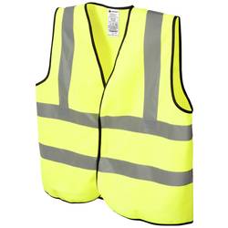 Reflexní bezpečnostní vesta, univerzální velikost Unisize neonově žlutá EN ISO 20471:2013