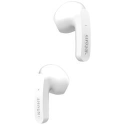 RYGHT MINO In Ear Headset Bluetooth® stereo bílá Redukce šumu mikrofonu Indikátor nabití, headset, Nabíjecí pouzdro, dotykové ovládání