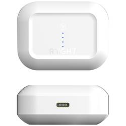 RYGHT MINO In Ear Headset Bluetooth® stereo bílá Redukce šumu mikrofonu Indikátor nabití, headset, Nabíjecí pouzdro, dotykové ovládání