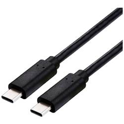 Value USB kabel USB 4.0 USB-C ® zástrčka, USB-C ® zástrčka 2.00 m černá stíněný 11.99.9083