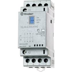 Finder 22.34.0.230.4640 stykač 2 spínací kontakty, 2 rozpínací kontakty 230 V/DC, 230 V/AC 25 A 1 ks