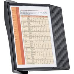 Durable nástěnný držák pohledové tabule SHERPA® STYLE WALL 10 černá DIN A4 Počet dodaných průhledných tabulek 10