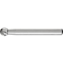 PFERD TOOLS 22420016 frézovací kolík , HSS, koule, 8 mm, Délka 55 mm, Vnější Ø 8 mm, Pracovní délka 7 mm, Ø hřídele 6 mm, 1 ks