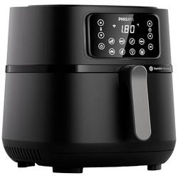 Philips Home HD9285/93 horkovzdušná fritéza, 7.2 l, ovládání pomoci aplikace, nepřilnavý povlak, bez BPA, černá, stříbrná