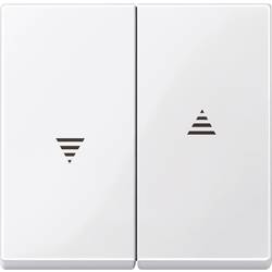 Merten kryt spínač žaluzií Systéem M, 1-M, M Smart, M Plan, M Creativ polární bílá lesklá 432419 1 ks