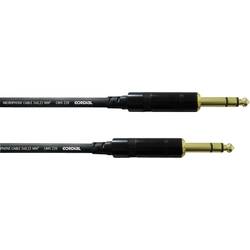 Cordial CFM3VV jack nástroje kabel [1x jack zástrčka 6,3 mm - 1x jack zástrčka 6,3 mm] 3.00 m černá