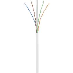 Renkforce RF-5044028 RJ45 síťové kabely, propojovací kabely CAT 6 U/UTP 5.00 m bílá s ochranou, bez halogenů 1 ks
