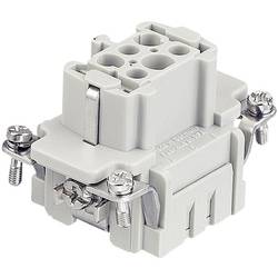 Harting Han®-6E-F-c 09330062702 konektorová vložka, zásuvka, seria Han® E, 1 ks