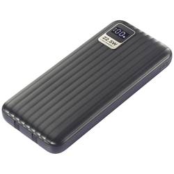 VOLTCRAFT VC-WT-K512 powerbanka Li-Pol, 10000 mAh, Rychlé nabíjení, černá, Indikátor stavu