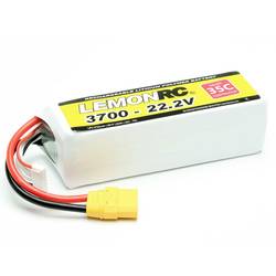 LemonRC 15731 akupack Li-Pol (modelářství), 22.2 V, 3700 mAh, články 6, 35 C, Softcase, XT90