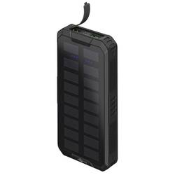 Goobay Goobay 53934 Solar Powerbank 20000 mAh, Quick Charge Power Delivery, LED-Anzeige solární powerbanka Li-Pol, 20000 mAh, černá, Indikátor stavu, Venkovní